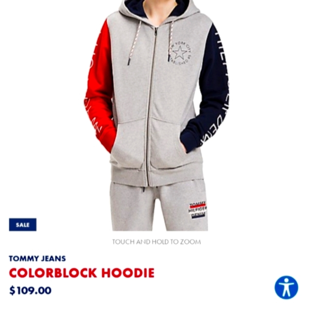 Tommy Hilfiger zip up Hoodia.